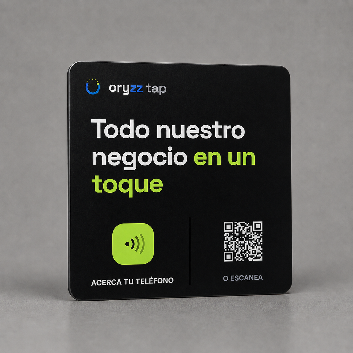 Placa NFC Oryzz Pro en color negro