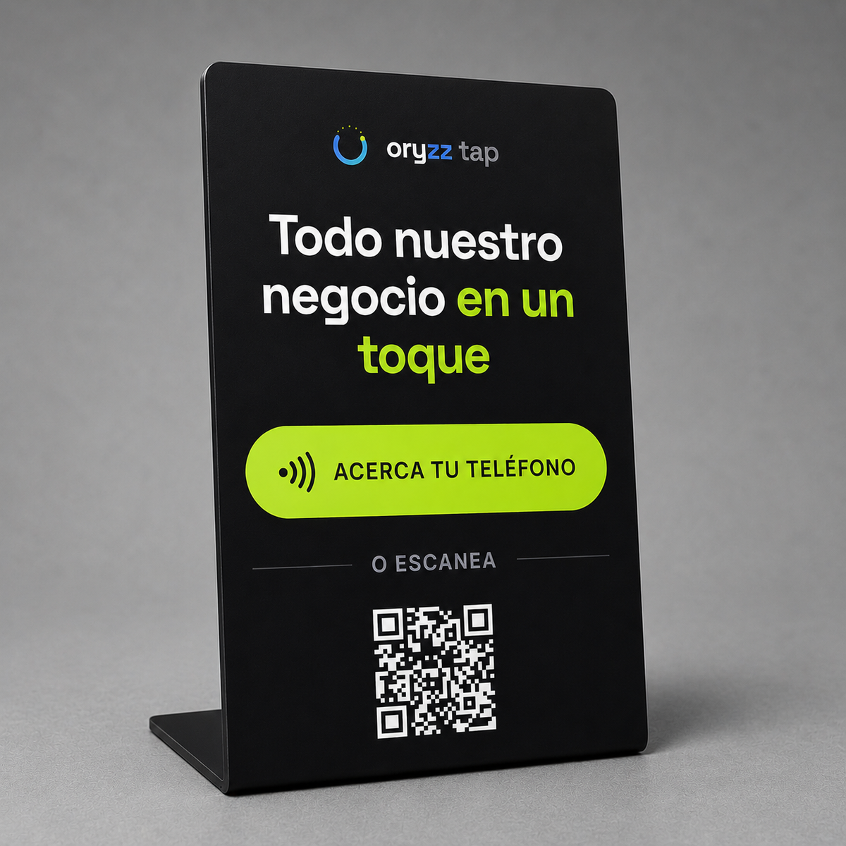Stand NFC Oryzz Pro en color negro