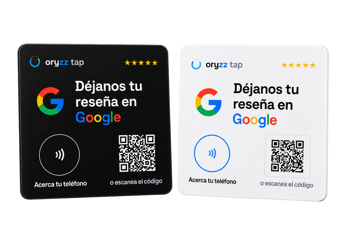 Reseñas Google · Placa